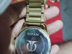 Titan Watch Golden Colour