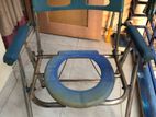 Toilet chair for the elderly disabled commode