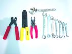 Tools Wrench And Wire Cutter Stripper