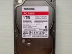 TOSHIBA 1000GB HDD HDWD110 7200RPM 100% health With Warranty