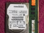 Toshiba Hdd Drive Ddr3 Ram4gb