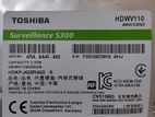 Toshiba S300 2TB 5400rpm 3.5" Surveillance Hard Drive