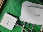 TP-Link 300MBps router and onu