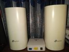 TP-Link Deco E4R(US) AC1200 Dual-band Mesh Router (2 Pack)+Vsol V2801SE