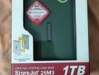 Transcend 1TB Portable Hard Drive USB 3.1 (Brand New)