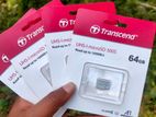 Transcend 64gb Micro Sd Card 3 yr warranty