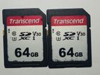 Transcend Sdxc 64GB 2 pis