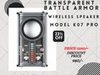 Transparent Battle Armor Wireless Speaker K07 PRO