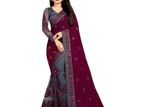 Trendy Embroidered Georgette Saree