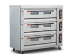 Triple Deck Commercial Gas Oven Bakery