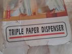 Triple Paper dispenser for kitchen