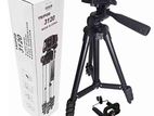 Tripod 3120 Camera Stand with Phone Holder Clip