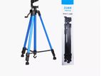 Tripod 3366 Portable Videos Stand, and Mobile Stand - Silver Blue