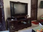 CRT TV with Trolley