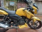 TVS Apache RTR 160 Matt Yellow 2020