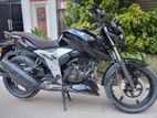 TVS Apache RTR 160 single disc black 2020