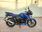 TVS Apache RTR Blue on test 2020