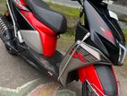 TVS NTORQ Black and red 2023