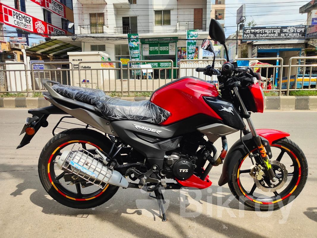 TVS Raider 125 ON-TEST 2024 for Sale Mirpur Bikroy