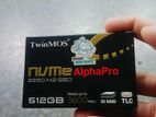 Twinmos 512gb M.2 NVme SSD AlphaPro (New)