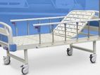 Two Crank Manual Hospital Bed with Mattress