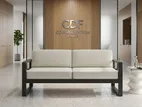 Two Seater Iron Sofa - 02
