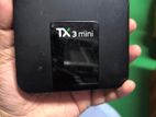TX3mini Smart ANDROID BOX WITH REMOTE AND ADAPTER