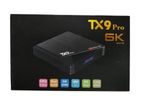 Tx9 Pro 8/128GB Android 4K SMART TV Box With (700+ free channel).