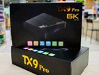 TX9 Pro 8/128GB Smart Android 6K TV Box with (1000 + Free channel)