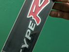 TYPE-R Aluminium Logo.. big size