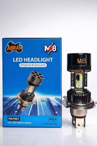 Al-ABRAR_M8 LED HEADLIGHT_H4_32W_3200LM_12-24V_MAT for Sale Al-ABRAR_M8 LED HEADLIGHT_H4_32W_3200LM_12-24V_MAT for Sale