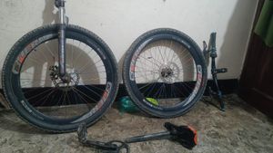 Bicycle Fork And Rim Carbo for Sale