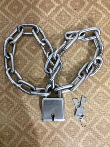 Bicyle Padlock & SS 10mm Chain for Sale