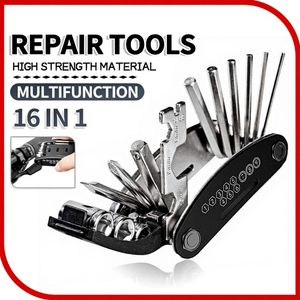 Bike Repair Tool Kit 16 in 1 Portable Socket Multipurpose Wrench for Sale