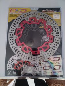 CND Delkevic CNC Floating Brake Disc (320mm, Red) – Brand New for Sale