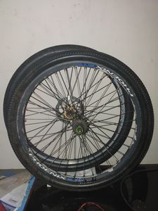 Cycle Tyre Complete Set with Rim for Sale