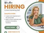 Digital Marketer with Content Creator needed