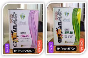 German Max Pro_ Advanced Multi Grade_ Fully Synthetic (OW-20) & (5W-30) for Sale