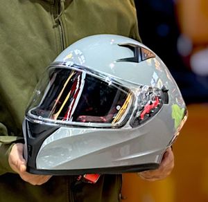 Gloss Grey Helmet for Sale