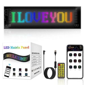 LED Car Sign Matrix Panel App Control Flexible Display for Sale