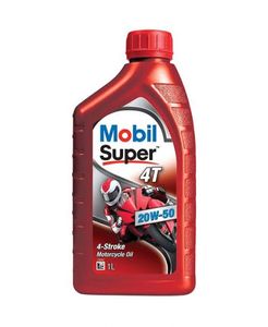 Mobil Super 4T 20W-50 - High Performance Motorcycle Engine Oil 1 Liter for Sale