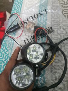 Motorcycle fog light 2 pic with relay for Sale