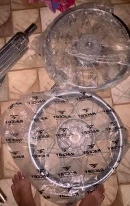 Classic 350 এর অরিজিনাল রিম এবং সাইলেন্সার। for Sale