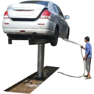 Single Post Car Wash Hydraulic Lift for Sale