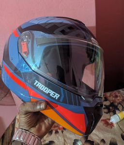 STUDDS Trooper D1 Flip-up Full Face with Dual Visor Motorbike Helmet for Sale