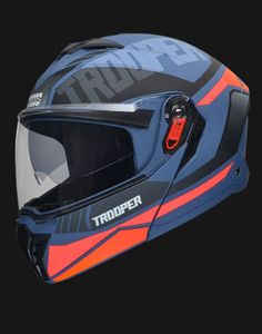 Studds trooper D1decor blue Full Face helmet for Sale