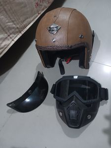 V.Original Helmets Half Leather for Sale