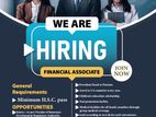 We are hiring a financial associate