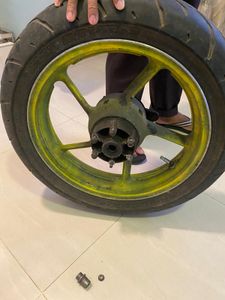 YAMAHA FZS REAR TIRE & RIM for sale for Sale