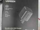 UGREEN Nexode Mini 20W Charger (Adapter + type c lightning cable)